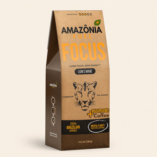 Focus Ground Mushroom Coffee - Amazonia Fuel