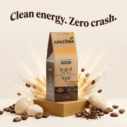 Focus Ground Mushroom Coffee - Amazonia Fuel