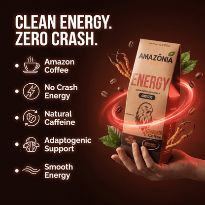 Energy Mushroom Coffee - Amazonia Fuel