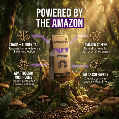 Immune Mushroom Coffee - Amazonia Fuel