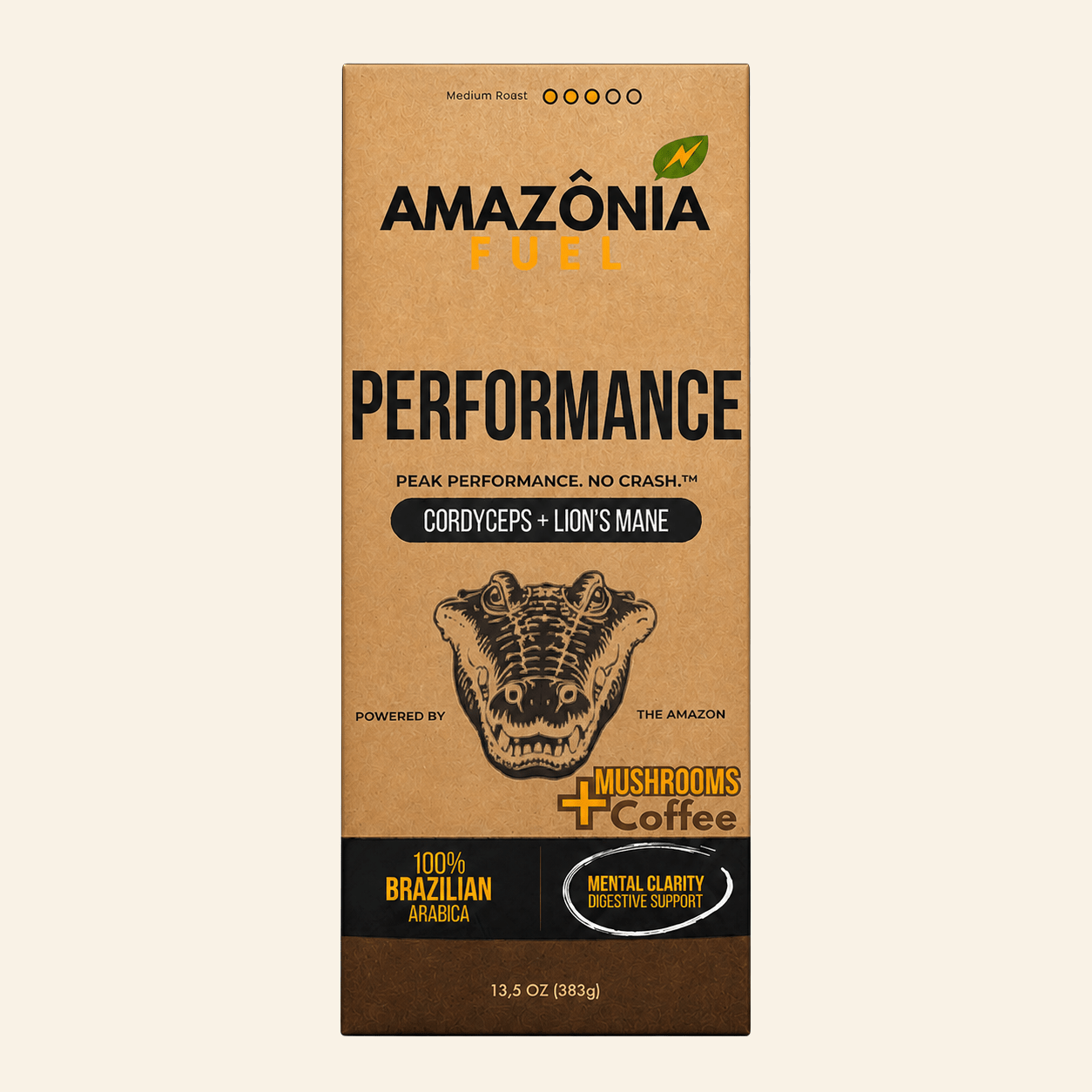 Performance Mushroom Coffee - Amazonia Fuel
