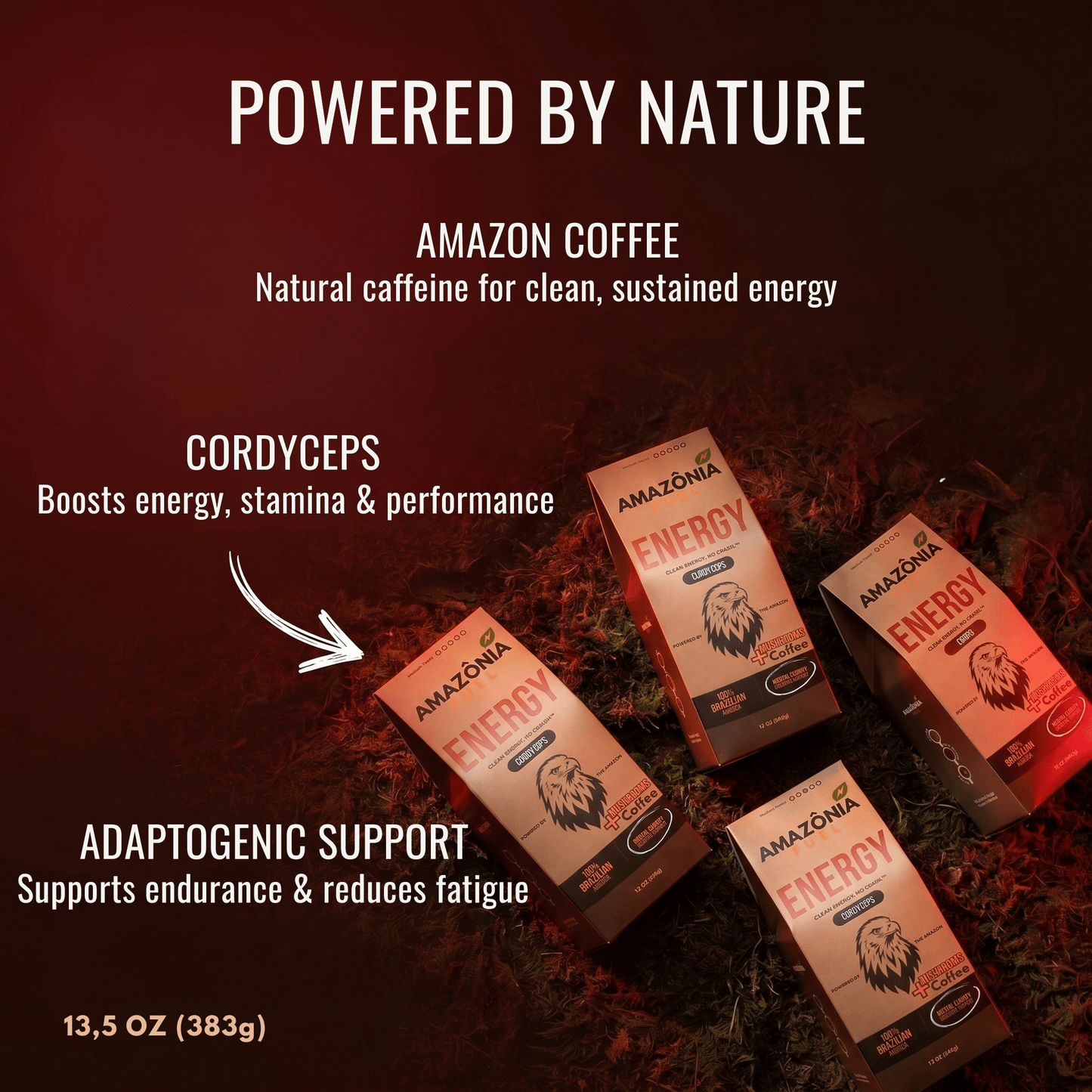 Energy Mushroom Coffee - Amazonia Fuel