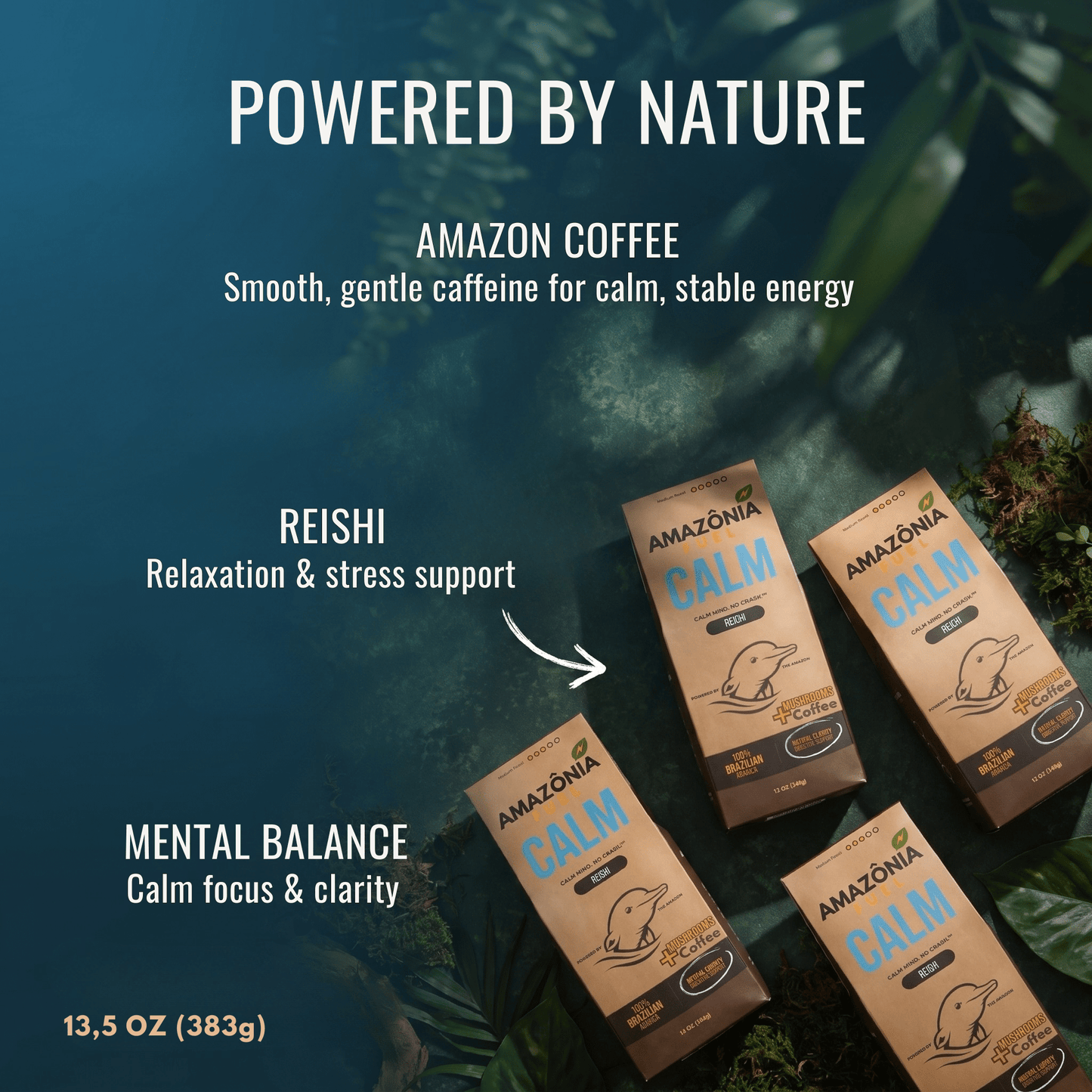Calm Mushroom Coffee - Amazonia Fuel