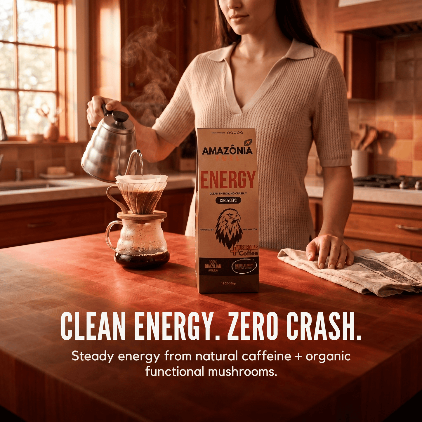 Energy Mushroom Coffee - Amazonia Fuel