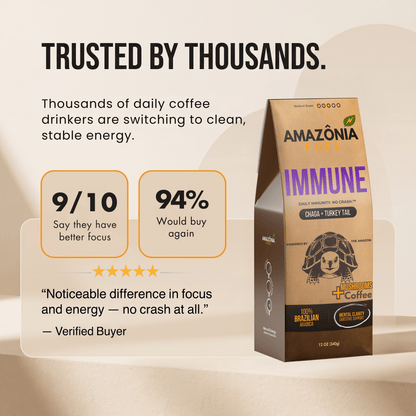 Immune Mushroom Coffee - Amazonia Fuel