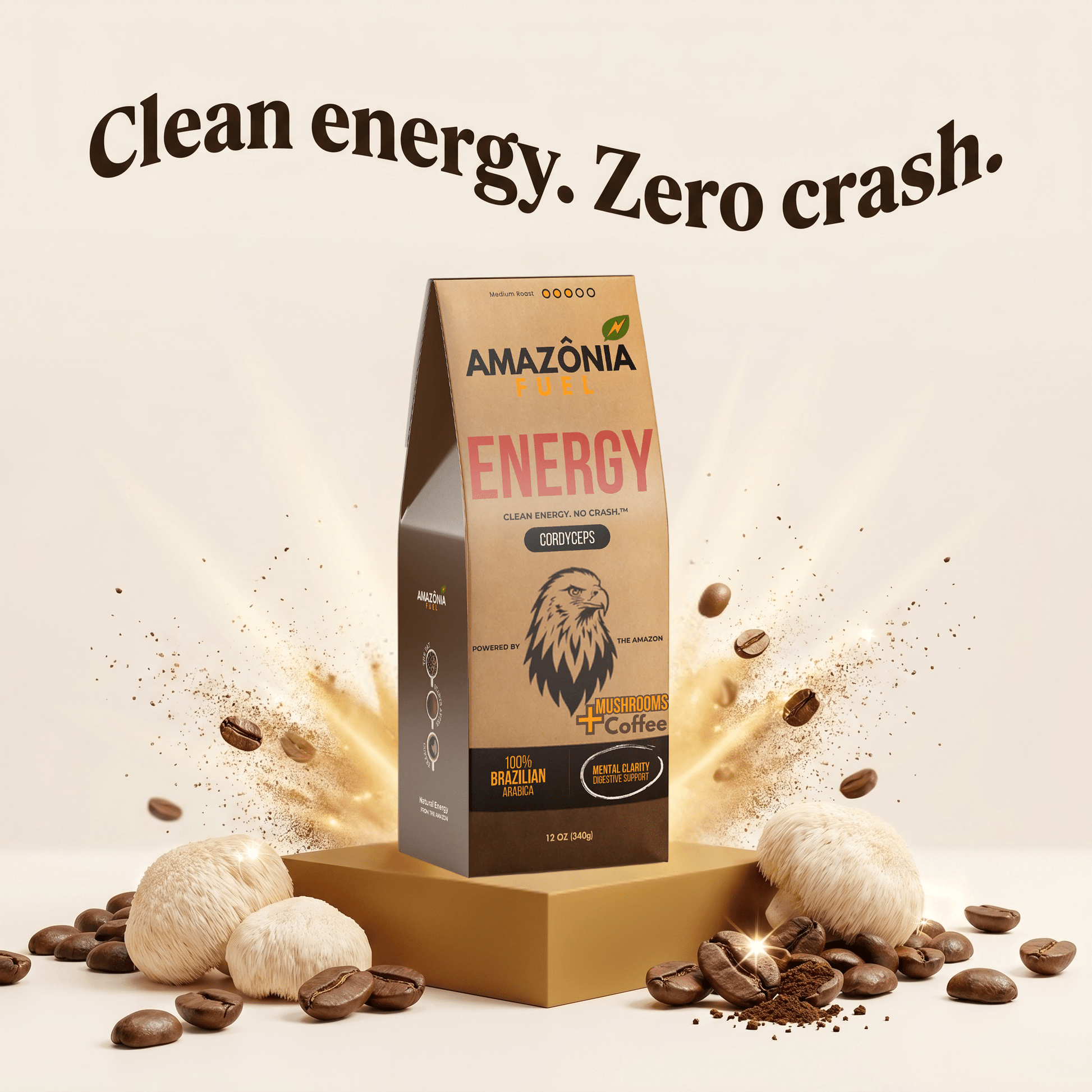 Energy Mushroom Coffee - Amazonia Fuel